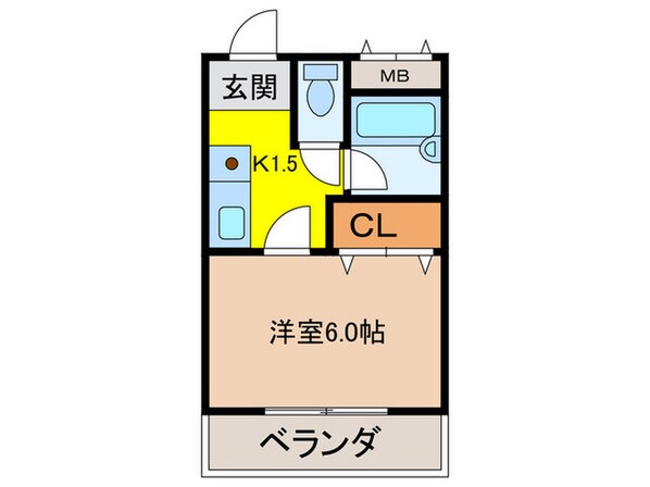 宇都宮マンションの物件間取画像